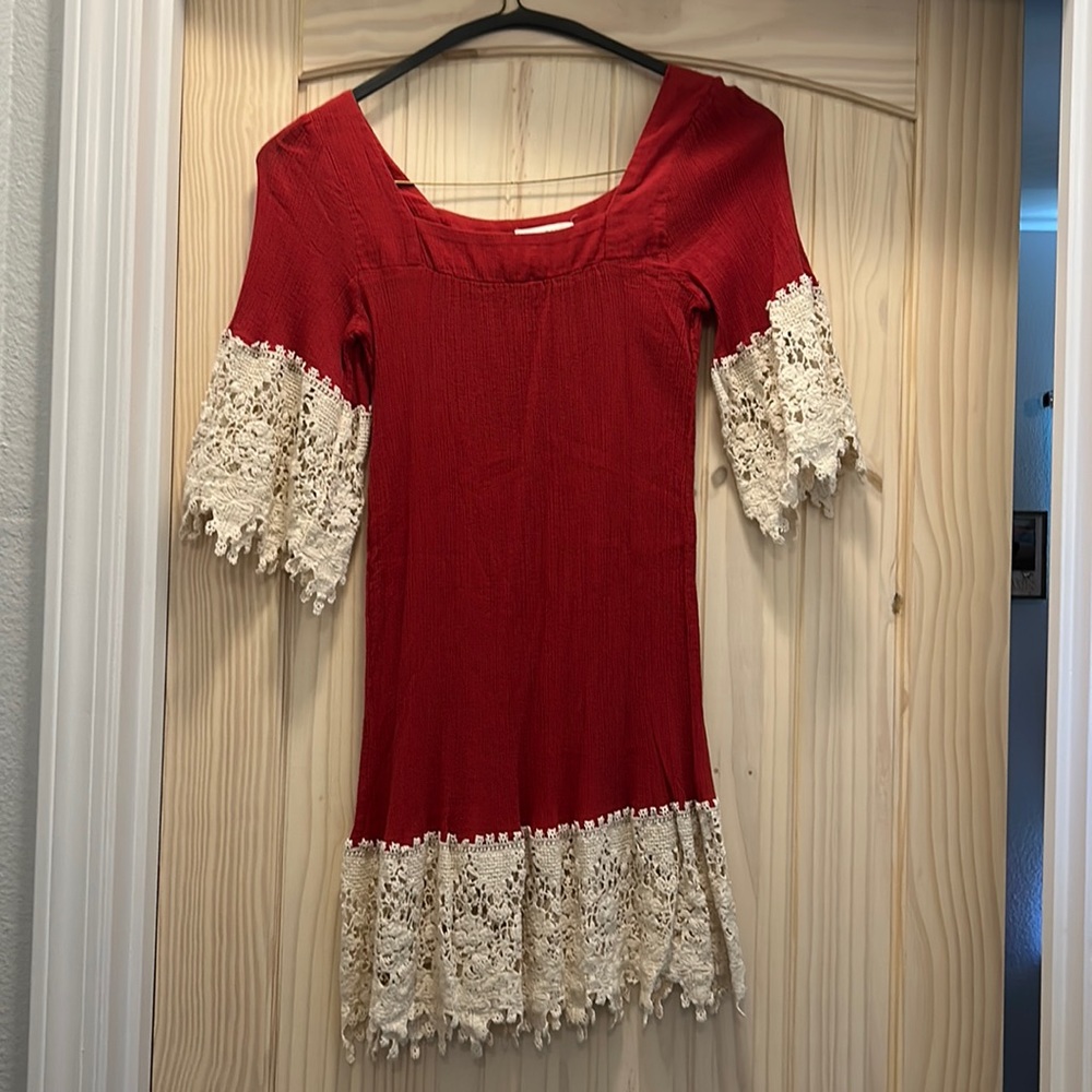 Red western shirt